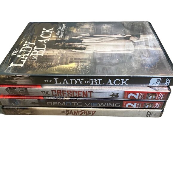 Horror DVD Movie Lot NR Lady in Black The Crescent The Banished Remote Viewing - Picture 4 of 7